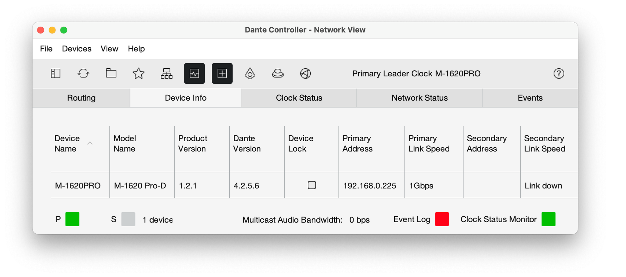 Network Status