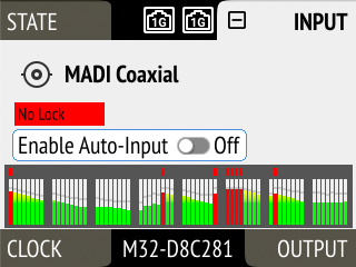 Coaxial Input