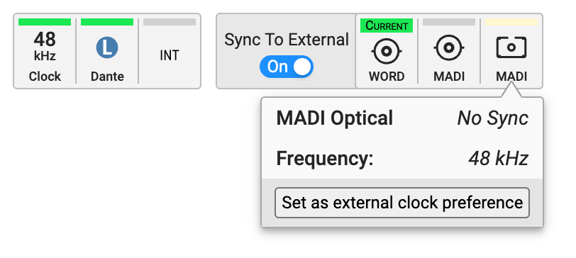 Reference Clock Preference