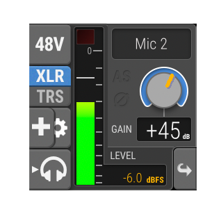 Analog input settings