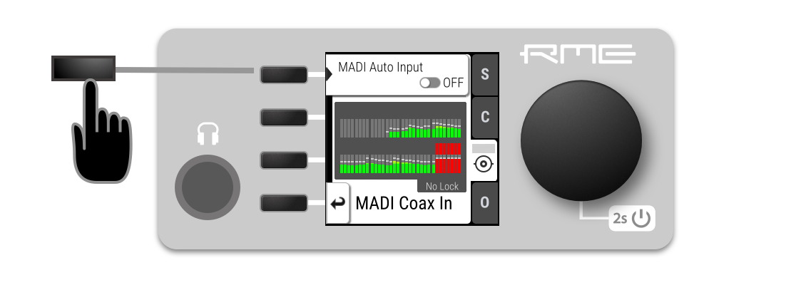 Coaxial Auto Input