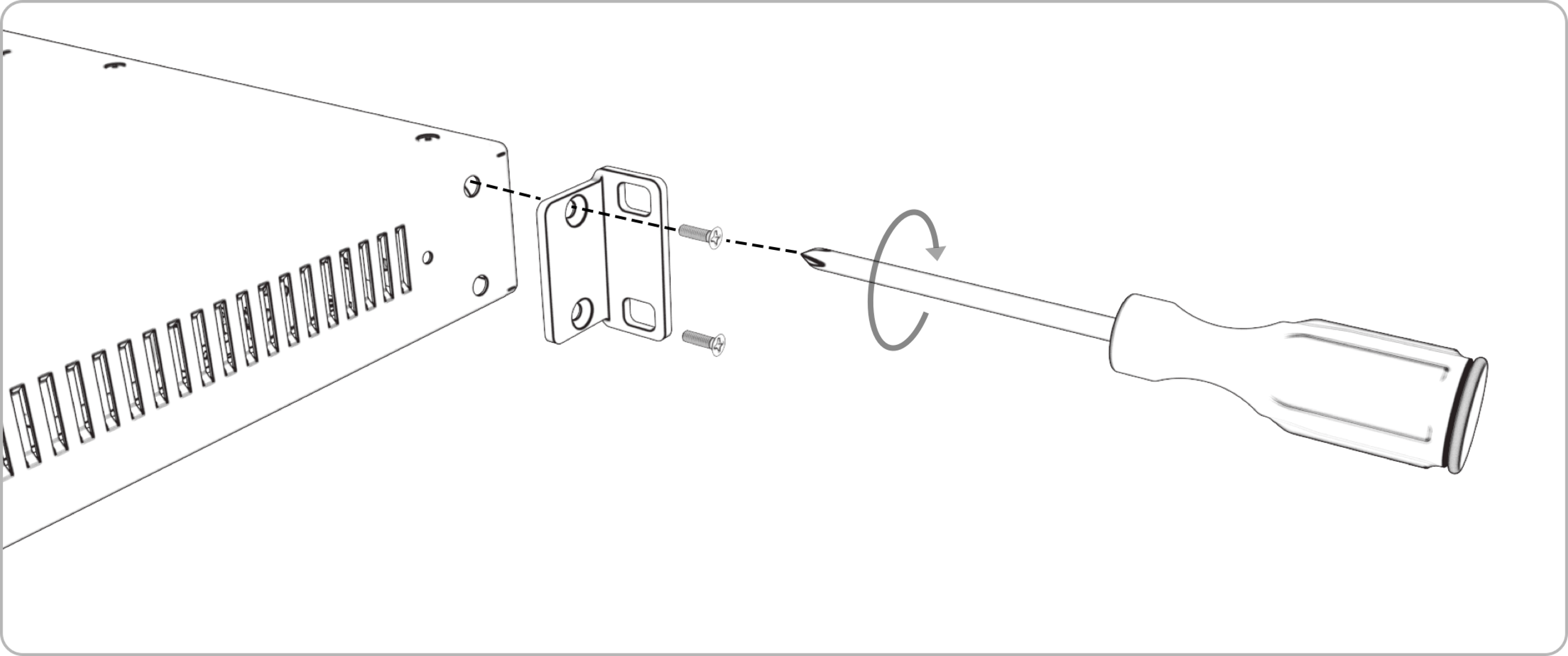 Rack adapter assembly picture