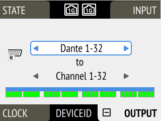 Analog output routing